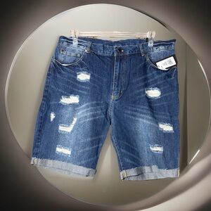 NWT CSG Blue Denim Jean Shorts Men’s Size 40